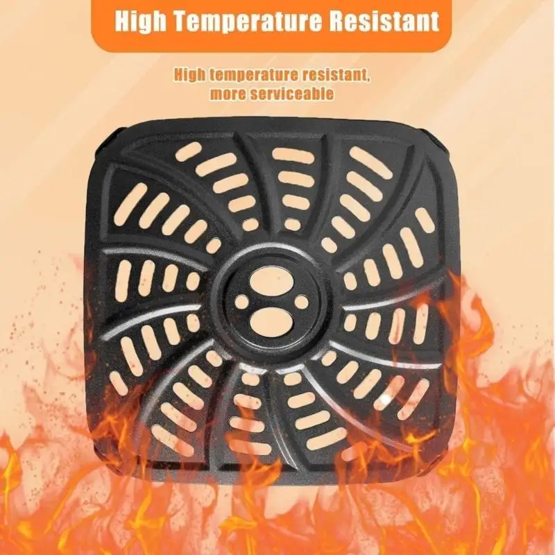 Friggitteri quadrati J6PE FRIGAMENTO METALE METALE FRIVILI ALL'AIRO COUCINA PIASTO A NASTERE PER FRIVERE A 6QT