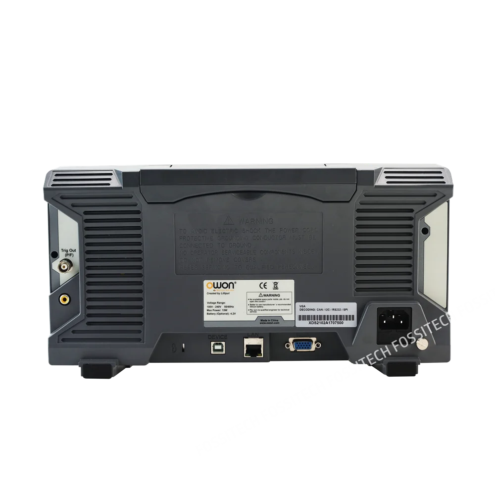 Owon alta precisão resolução osciloscópio xds2102a 100mhz 12 bits 2 +(1) canais 1gs/s osciloscópio digital de alto desempenho