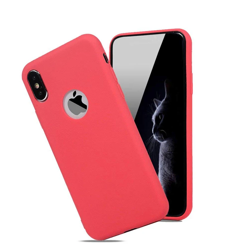 Luxury Soft Silicone Candy Pudding Cover For iPhone X Xr Xs 12 mini 11 Pro Max 6 7 8 Plus SE 2020 Case Gel Phone Protector case - náhled 3