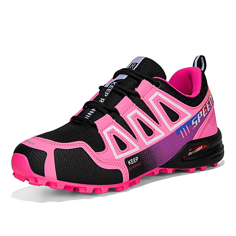 Unisex Outdoor-Wanderschuhe zum Schnüren, rutschfest, leicht, für Herren, taktisches Training, Sportschuhe, Damen, lockless, lässige Fahrradschuhe