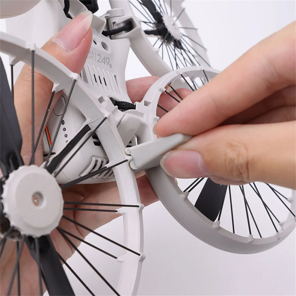 لحوامل ثلاثية لتعزيز الارتفاع، خفيفة الوزن، ارتفاع ممتد، أقدام الساق، مقاومة للخدش، ملحقات الطائرة بدون طيار