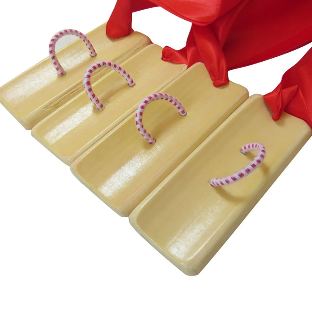 

4 Pcs Bamboo Board Props Kuaiban Traditional Instruments Handmade Chinese Allegro Clappers Percussion