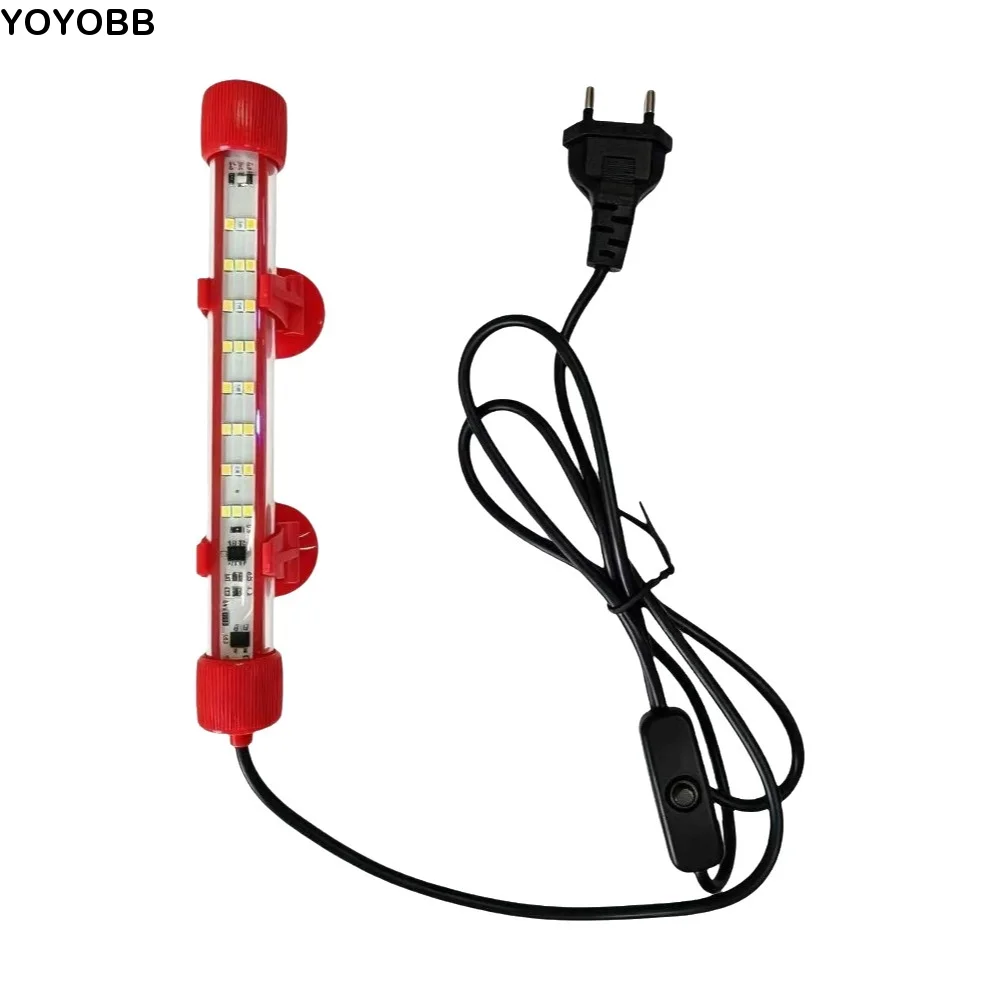EU Plug Fish Tank Light Color Lights Lighting Aquarium LED Light High Brightness Waterproof Viewing Atmosphere Lights For Home