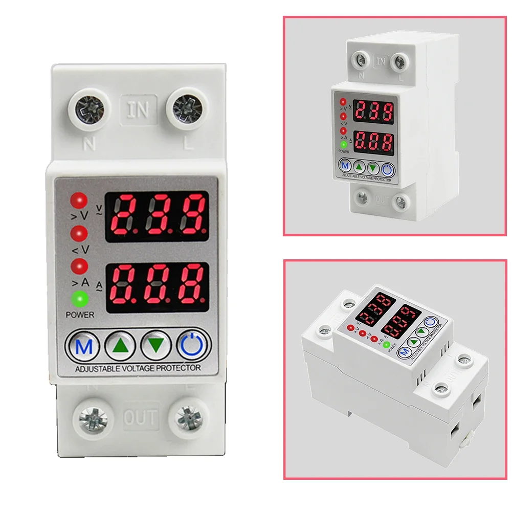 

Circuit Protection Adjustable Voltage Relay Household Circuit Protector Over-current Protection Root Mean Square