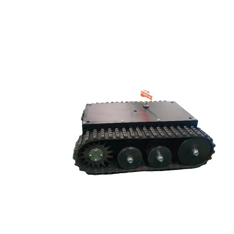 Electric Motor Rubber Crawler ATV Tracked Vehicle with  Controller Rubber Track Chassis Tracked Carrier for Outdoor Exploration