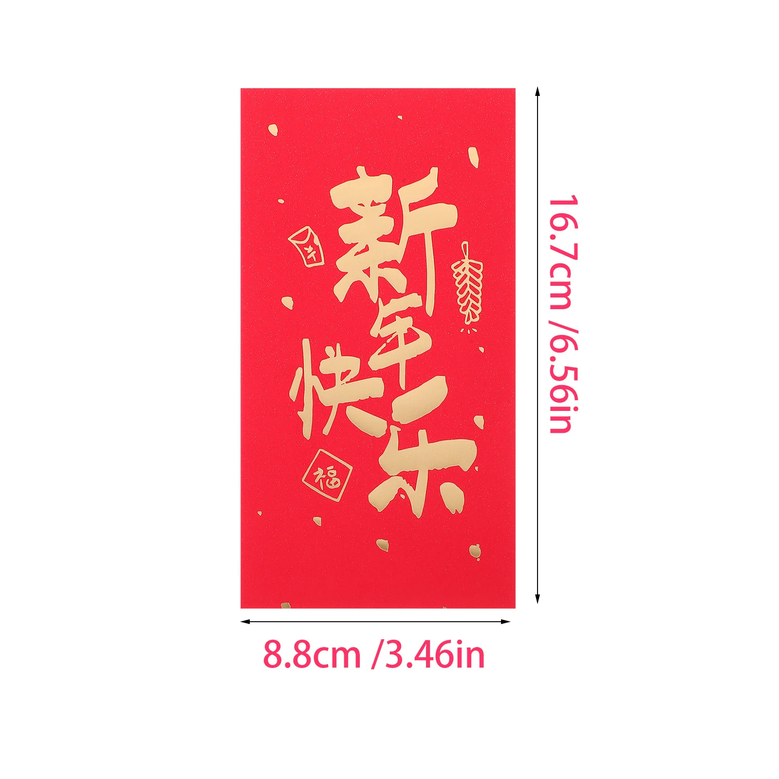 6Pcs Red Envelope Chinese Style Lucky Money Envelopes Thickened Paper Cash Holder Spring Festival Red Packets for New Year