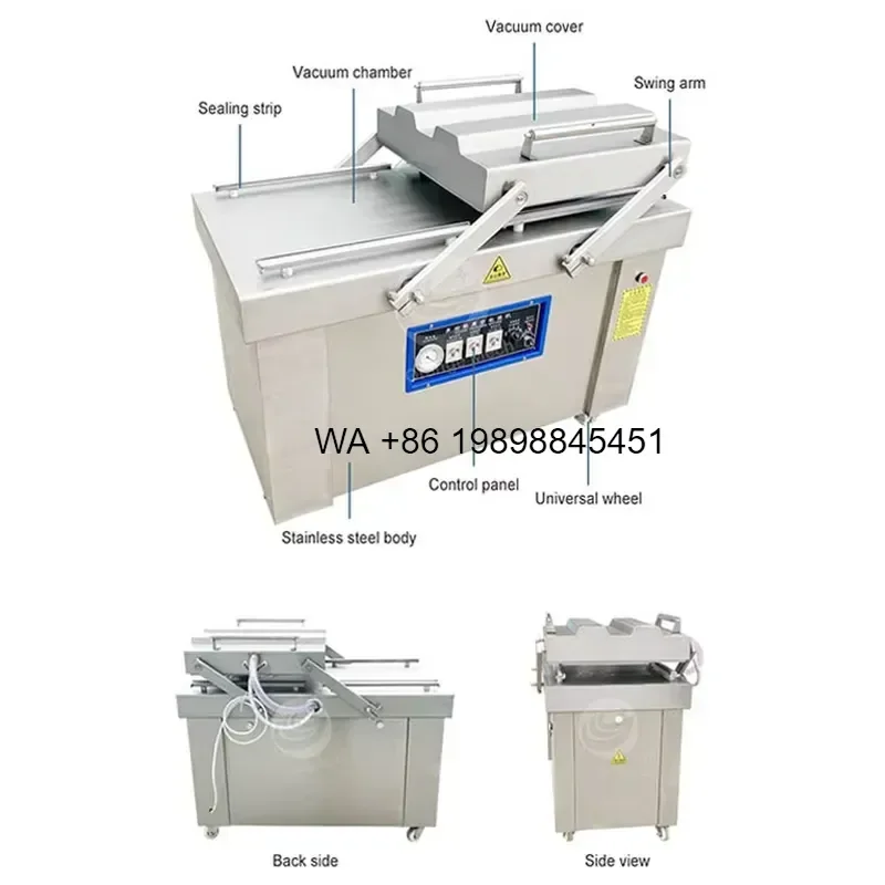 Wmwmnu for High Speed Chicken Vacuum Packer Full Automatic Food Frozen Quail Meat Vacuum Package