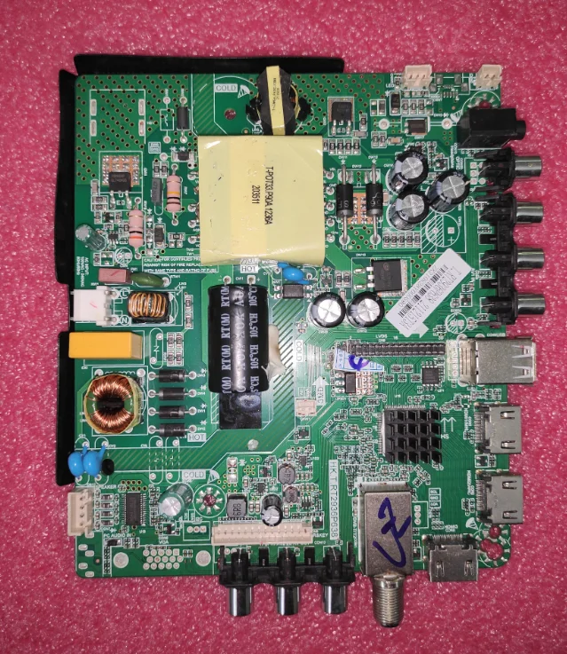 FREE SHIPPING ! HK.T.RT2936P638  Three in one TV mainboard voltage 75V current 360ma