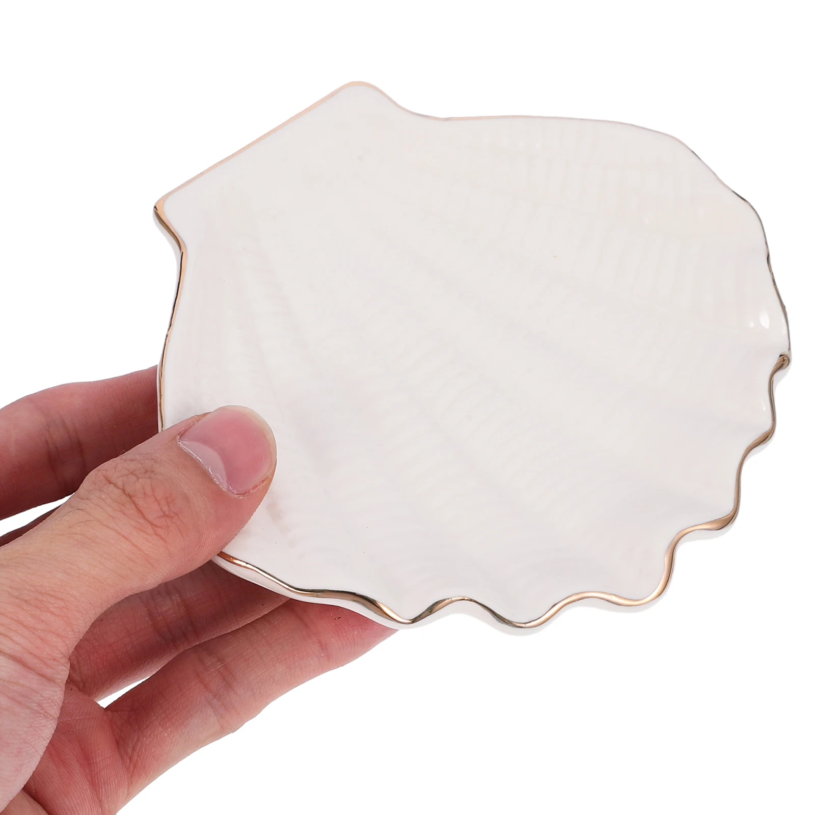 

Белый керамический поднос для ювелирных изделий, стильная тарелка для хранения ювелирных изделий для дома, отеля, украшение для рабочего стола, органайзер, украшение для комода