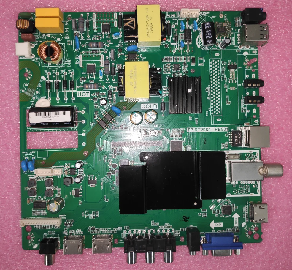 Free shipping! TP.RT2984T.PB801  Three in one TV motherboard tested well  for  neci  1366x768   300ma  65w  60--94V