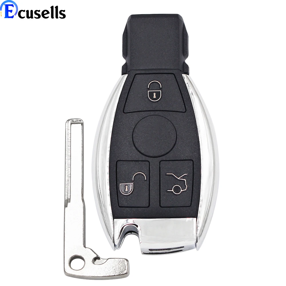 3 Button Remote Car Key Shell Fob Case For Mercedes For Benz A B C E S Class W203 W204 W205 W210 W211 W212 W221 W222