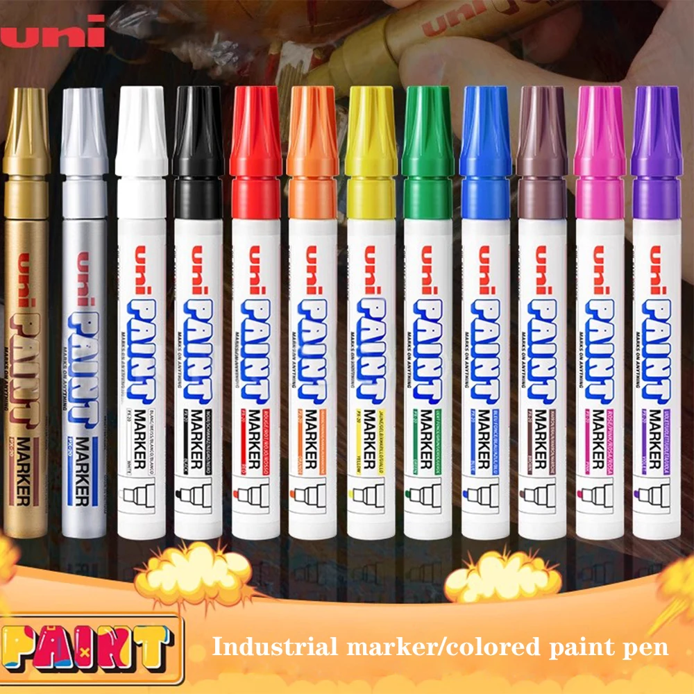 

Japan Uni Paint Pen PX-20 Poster Graffiti Painting Waterproof Oil-based Permanent Marker Pen Art Supplies Stationery Posca