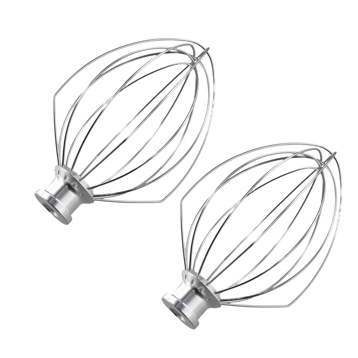 for K5AWW Wire Whip Replacement for Kitchen 5QT 5K5SS 5KPM5 Mixer for 5 Quart Lift Machines Wire Whip 2Pcs