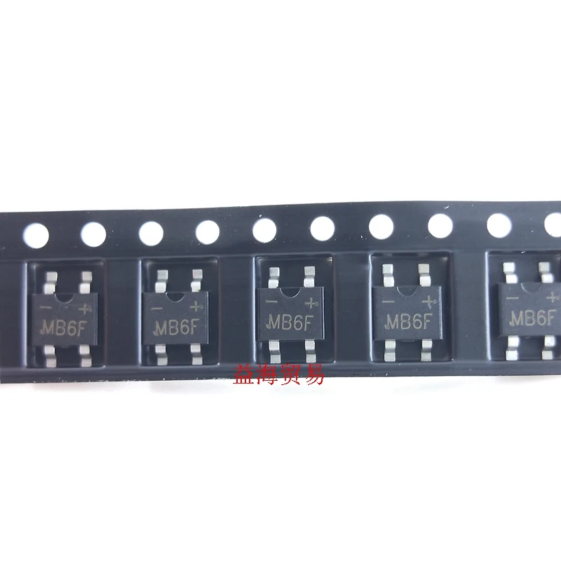 1000PCS/LOT MB6F NEW ORIGINAL 600V 0.5A
