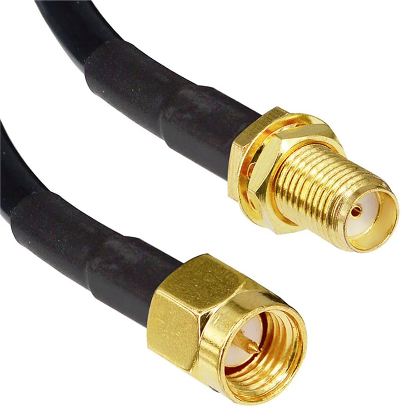 3CGRO-3Pcs Cable SMA de 7M macho a conector de extensión de antena hembra SMA Cable RG58