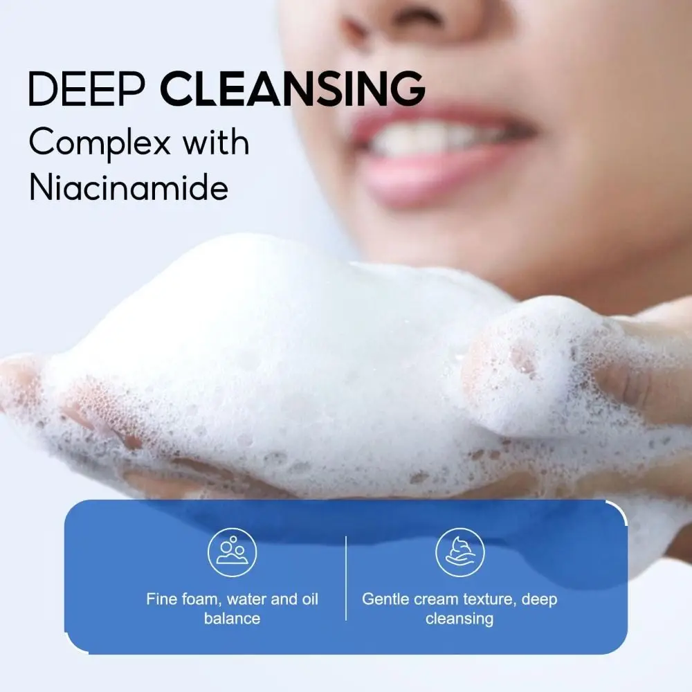 

100g New Gentle Skin Brightening Cream Clear Smooth Whitening Cream Moisturizing Face Wash Face Daily Care
