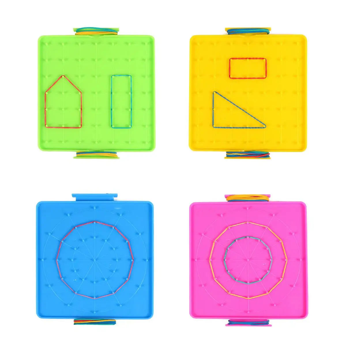 

Nail Board Geoboard Pcs 14cm 16cm Geoboard Plastic Geometric Shape Learning Tools Pegboard Math Educational Toys Tools