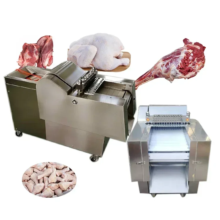 frozen meat cutting machine meat bone cut fish meat cutter machine goat cube Chicken Cutting Machine Price