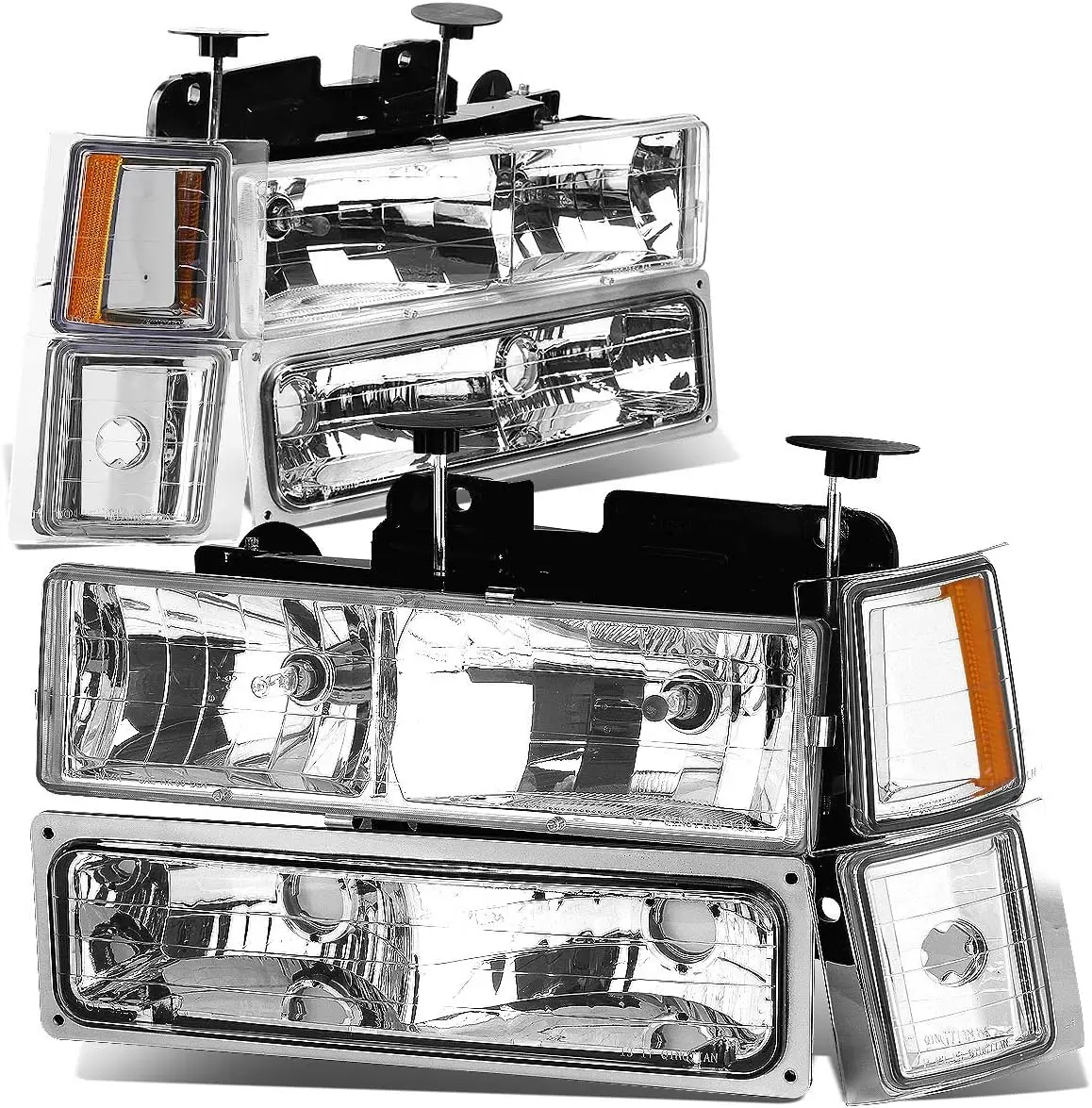 

Фары в сборе, совместимые с Chevy C10 Silverado Tahoe Suburban C/K 1500 2500 3500 Blazer 1994-1998 годов, галогенные фары