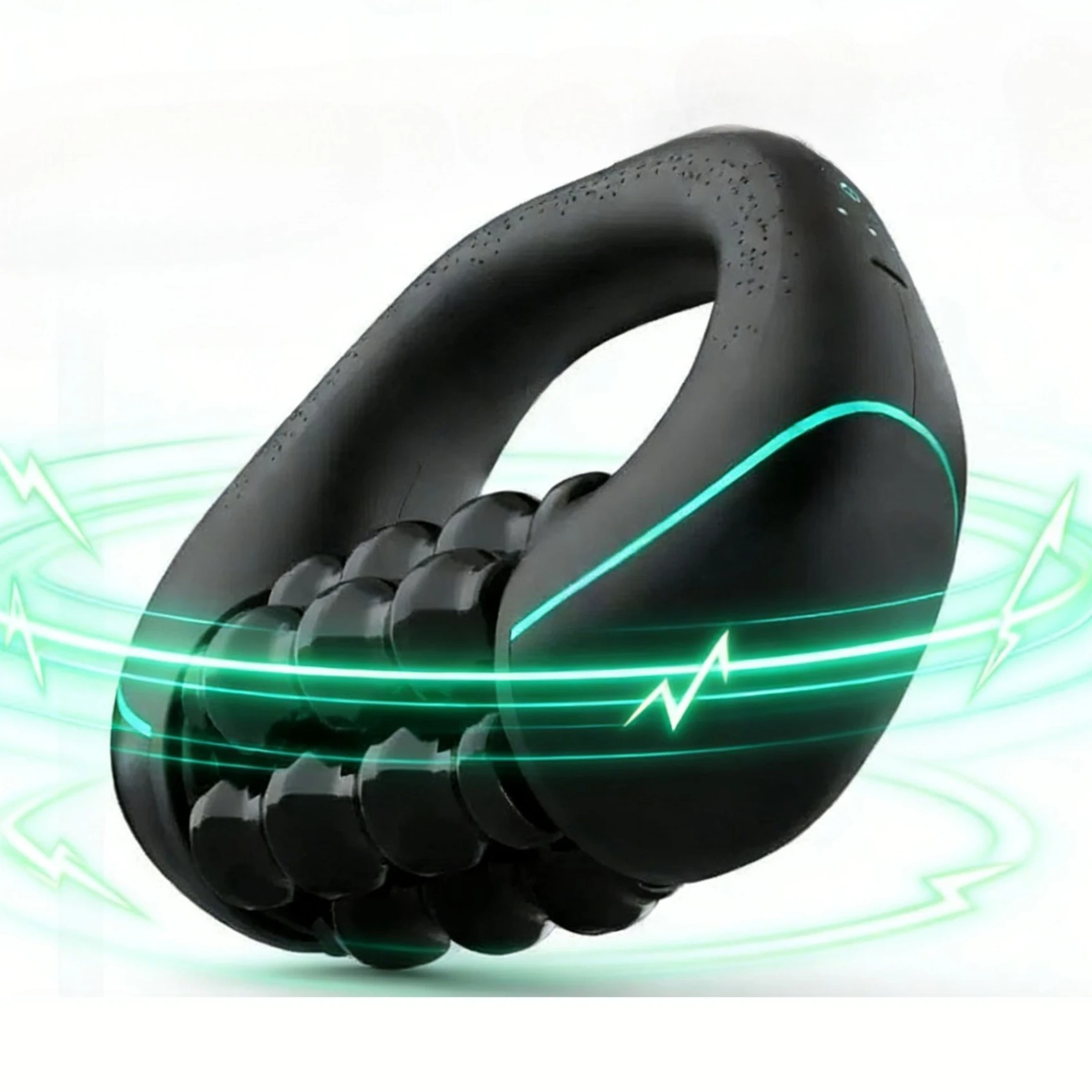 

Electric Handheld Rolling Massage for Whole Body Muscle Relaxation Roller Fascia Massager Silicone Roller for Pain Relief