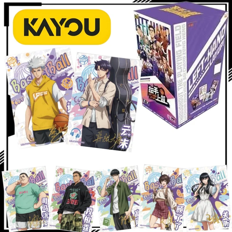 kayou-original-para-zurdos-tarjeta-coleccionable-de-court-domination-tarjeta-de-xu-xingze-de-dibujos-animados-mercancia-de-anime-regalo-navideno