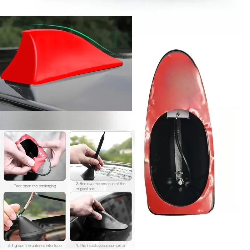 

Автомобильные антенны из углеродного волокна, автомобильные радиоантенны, антенна с плавником акулы, антенна на крыше, AM/FM-сигнал, аэла, новинка 2023 года