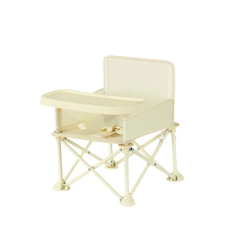 Beach chair, low baby dining chair, foldable with backrest for babies to learn to sit