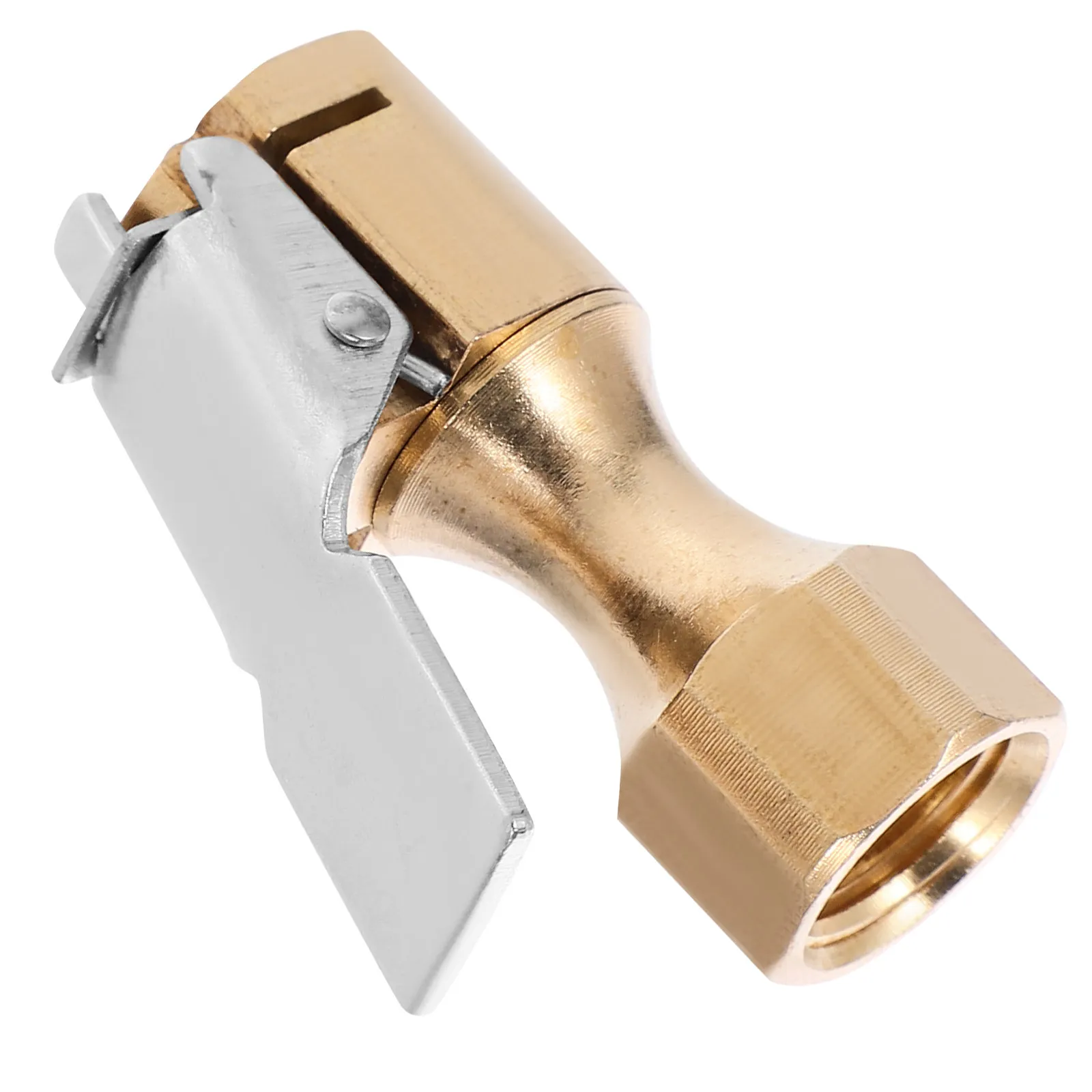 

Copper Stainless Steel Self-Locking Tire Inflator Chuck for Car Motorcycle Bicycle Truck Bus Air Pressure Gauges Quick Connect