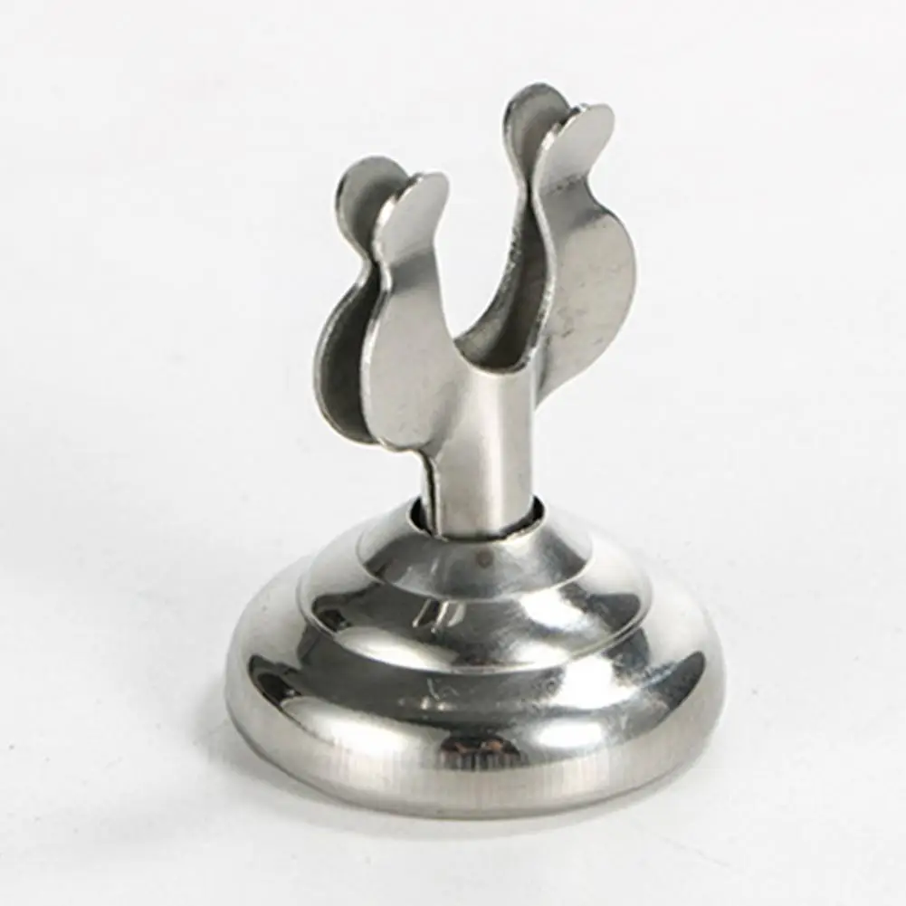 U Shape Mini Table Card Holder Decorative Stainless Steel Strong Grip Table Number Holders Table Menu Stand Desktop Accessories