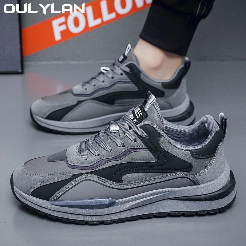 

Oulylan Sport Shoes Fashion Lightweight Casual Shoes Breathable Men Running Sneakers Comfortable Tennis Shoes Outdoor Jogging