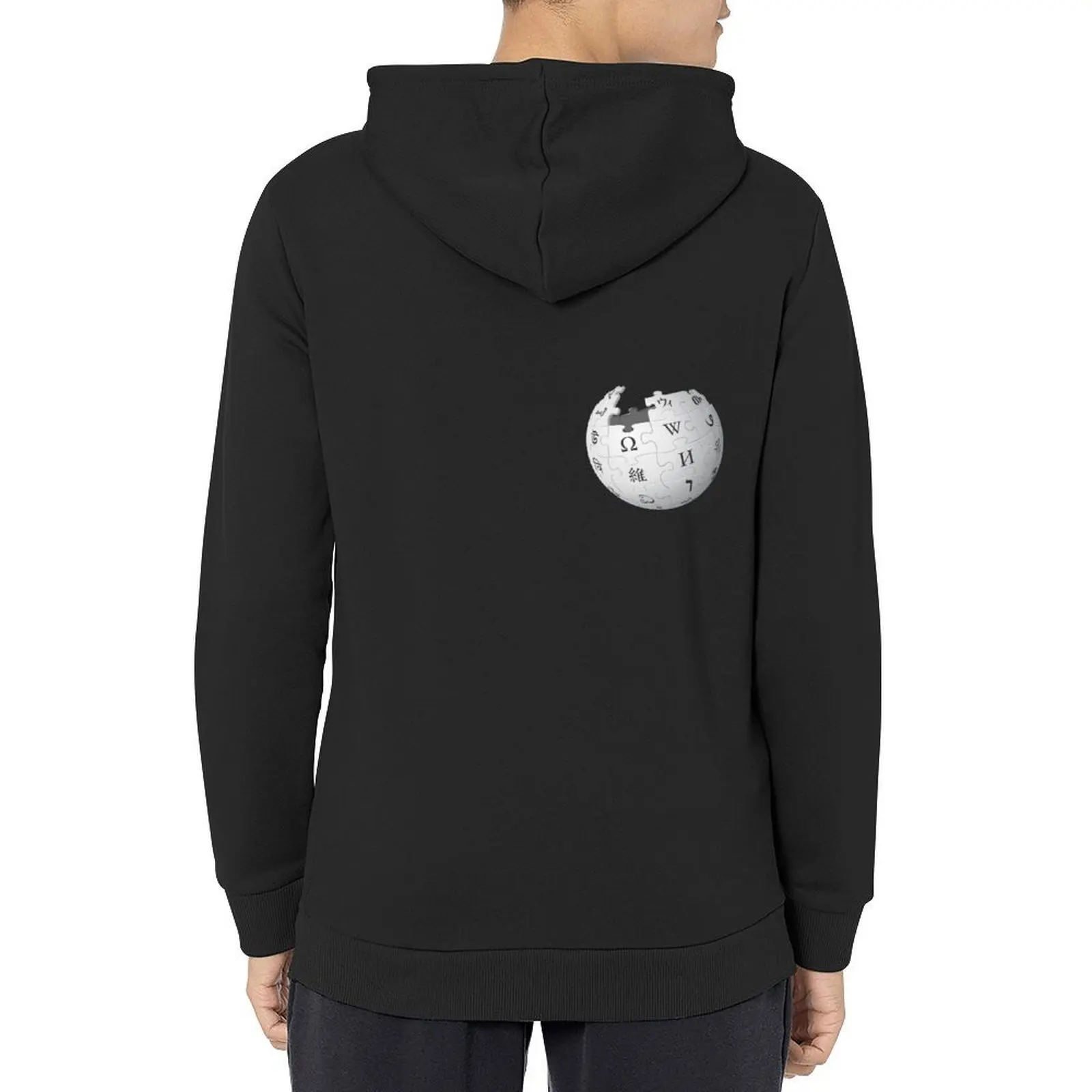 ويكيبيكا شعار هوديي الملابس الجمالية الرجال ارتداء ملابس رجالية أزياء الرجال رياضية الرجال