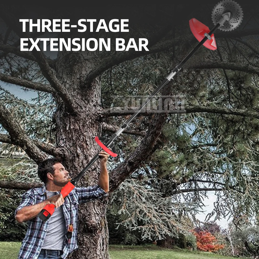 

2026 Cordless Lawn Mower 12V Lithium Battery Backpack Weeder Multifunctional Household Lawn Mower Garden Tools