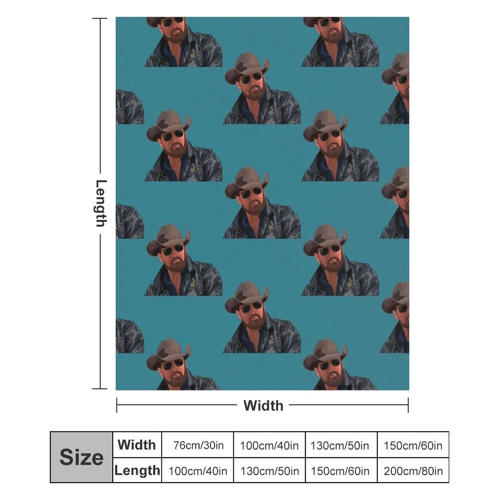 Rip - Yellowstone Throw Blanket Flannel Decorative Throw Heavy Thermal Blankets