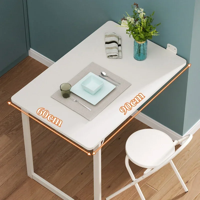 Wall-hung dining table, small apartment, multi-functional dining table, invisible wall-mounted table, wall desk, computer desk