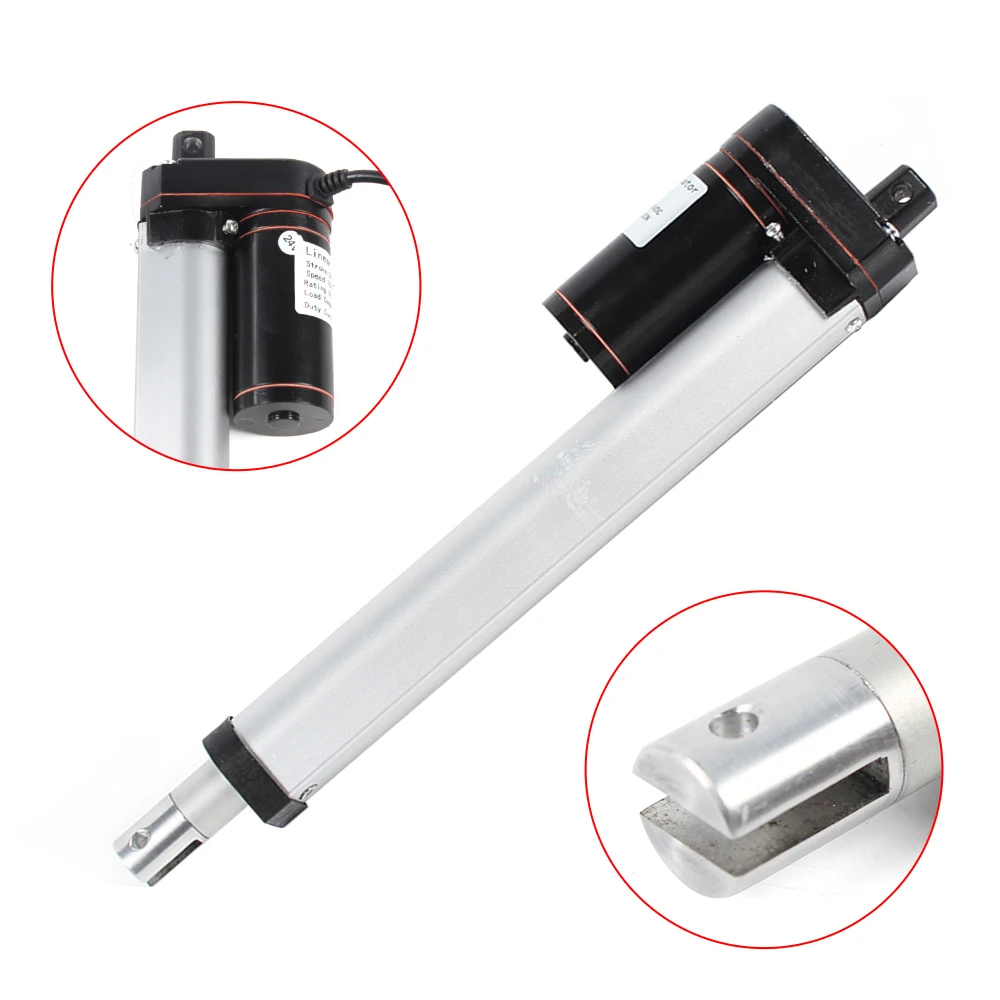 24 V DC Linearantrieb, linearer Bewegungsantrieb, 200 mm, elektrischer Antrieb, Hochgeschwindigkeitsantrieb, 1000–1500 N, für elektrische Geräte, TV-Aufzüge