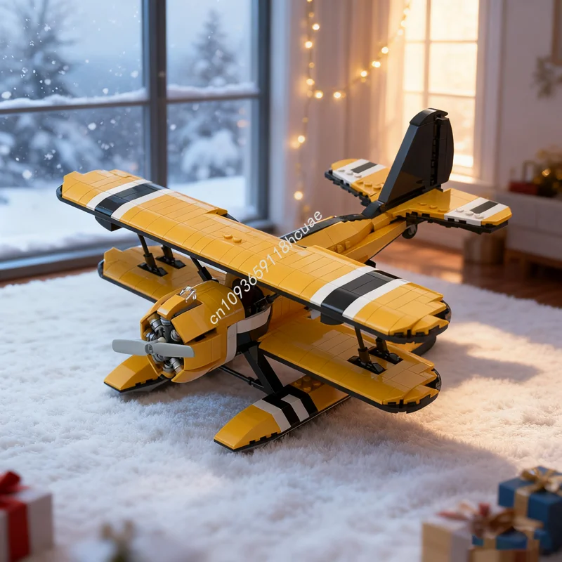 

669 шт. MOC WAKO CRIMSON HAWK City аэропортованная модель строительные блоки игрушка архитектура сборка Рождественский подарок DIY кирпич на день рождения