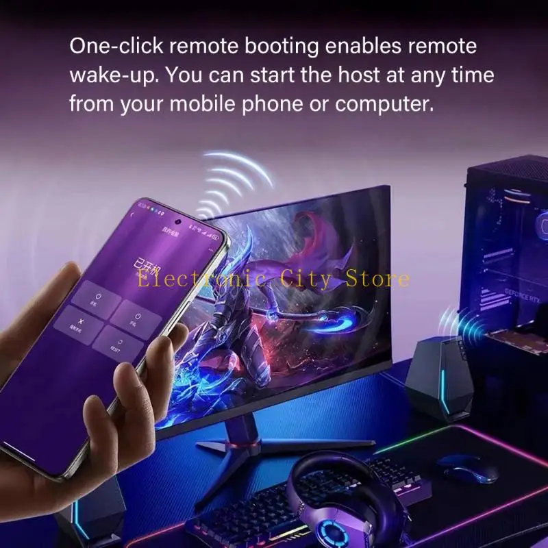 PCIe5.0 4X M.2 NVMe Converter Aluminum Remote PC Fast Data Transfer HU8D