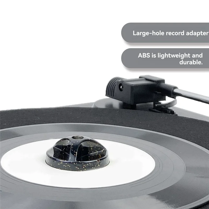 Audio Conversion Base For EP Vinyl Records LP45 RPM Adapter Turntable Phonograph Gramophone