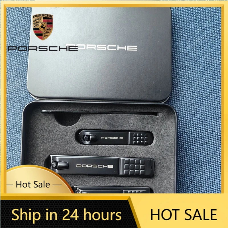 

For Porsche Cayenne Panamera Macan 911 for Porsche Macan 911 718 Taycan Panamera Cayenne Boxster Cayman Car Emblems Nail Scissor