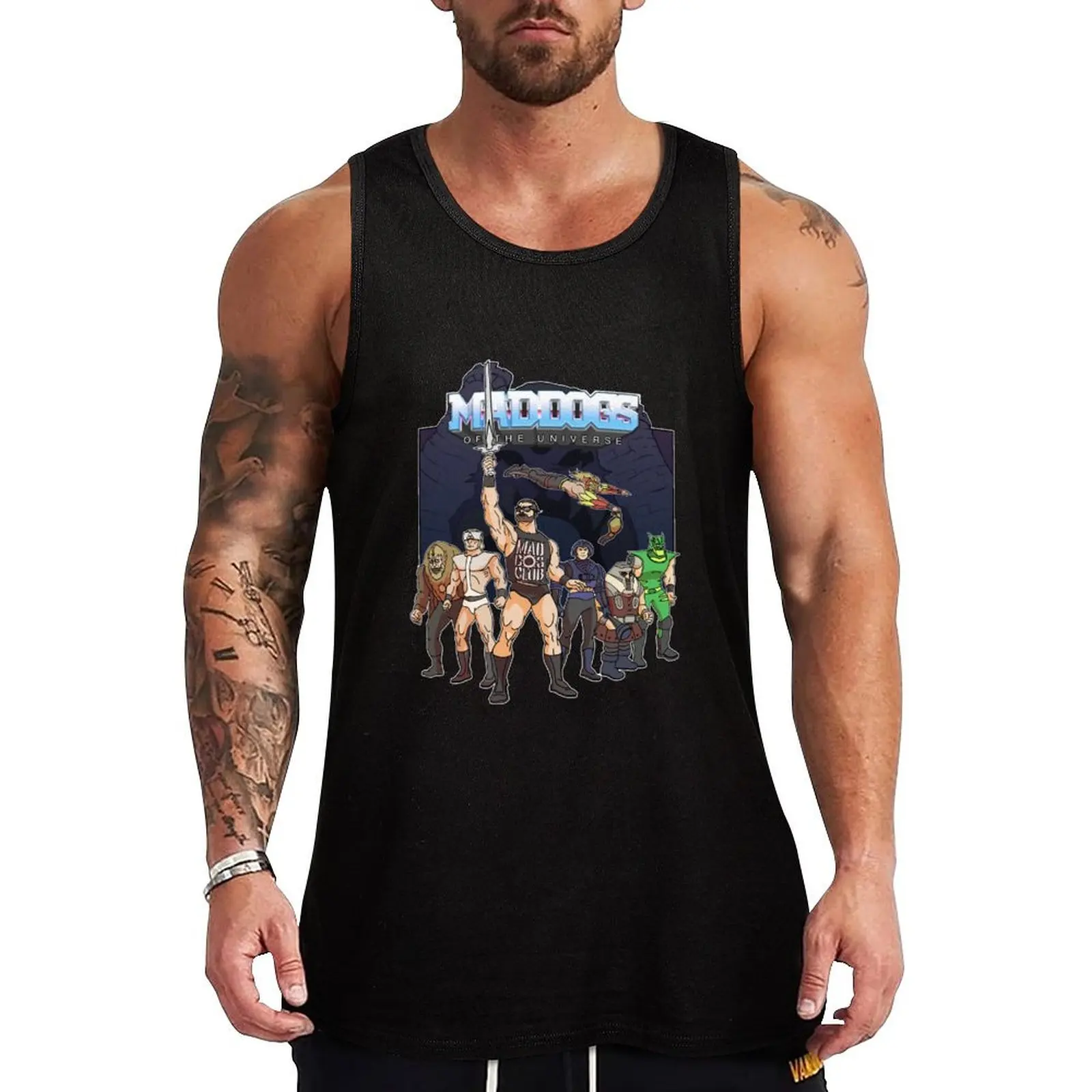 

MADDOGS of The Universe Tank Top Men's summer clothes singlets for men sleeveless gym shirts male