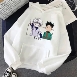 HxH-Unisex Hunter X Hunter Gon Impresso Moletom Com Capuz Streetwear Unisex Japão Anime Hoodies Baka Killua Hoodies Plus Size