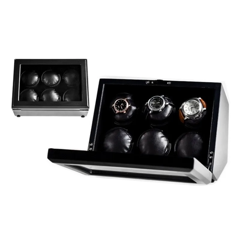 6-gauge high-gloss paint watch, automatic watch shaker, electric mechanical watch, German meter turner wholesale