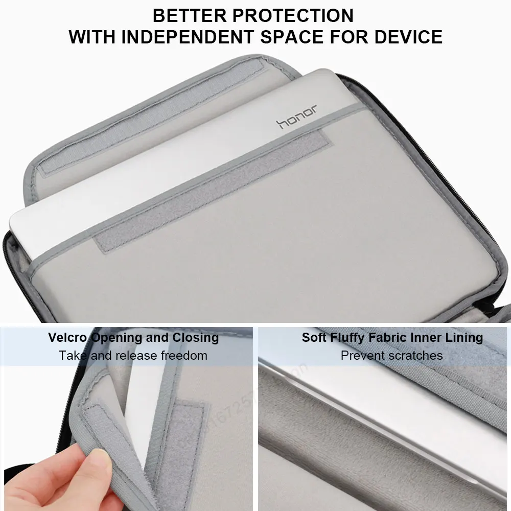 Case For Samsung Galaxy Tab S7 FE S8 Plus S9 Ultra A8 S6 Lite Tablet Bag Pouch For Xiaomi Pad 5 Pro 6 Max 14 Redmi Laptop Bag view 3
