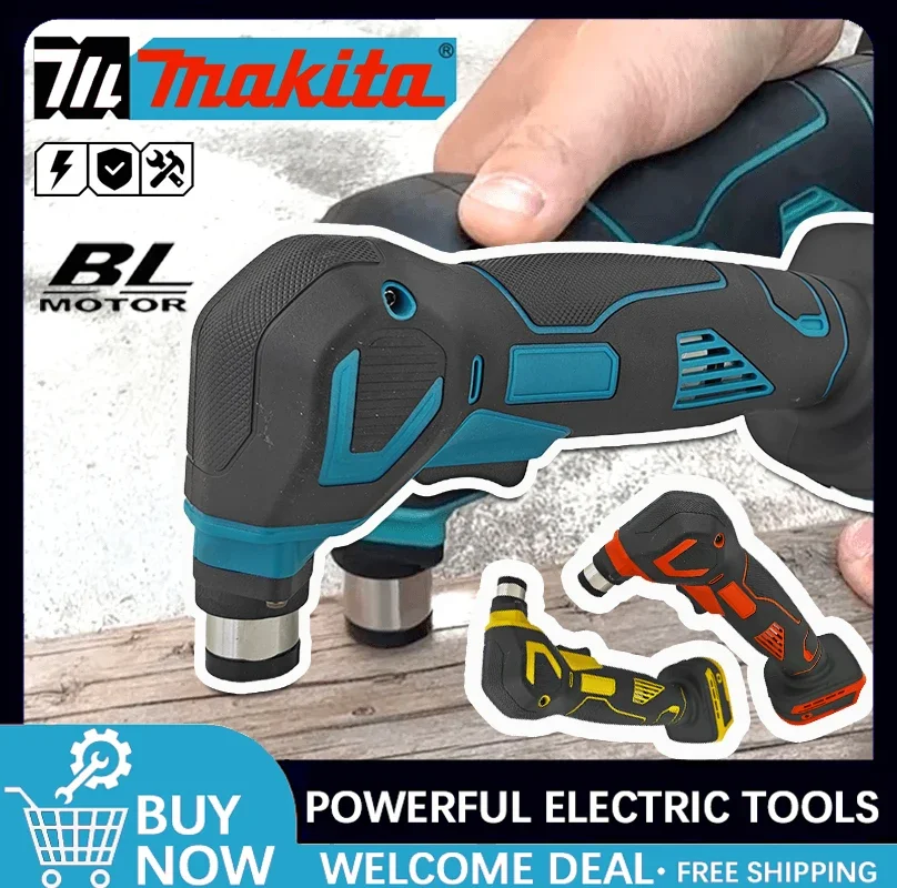 

Аккумуляторный перфоратор Makita, электрический молоток, пистолет для гвоздей, электроинструменты для деревообработки, совместимые с аккумуляторами DEWALT/Milwaukee 18В