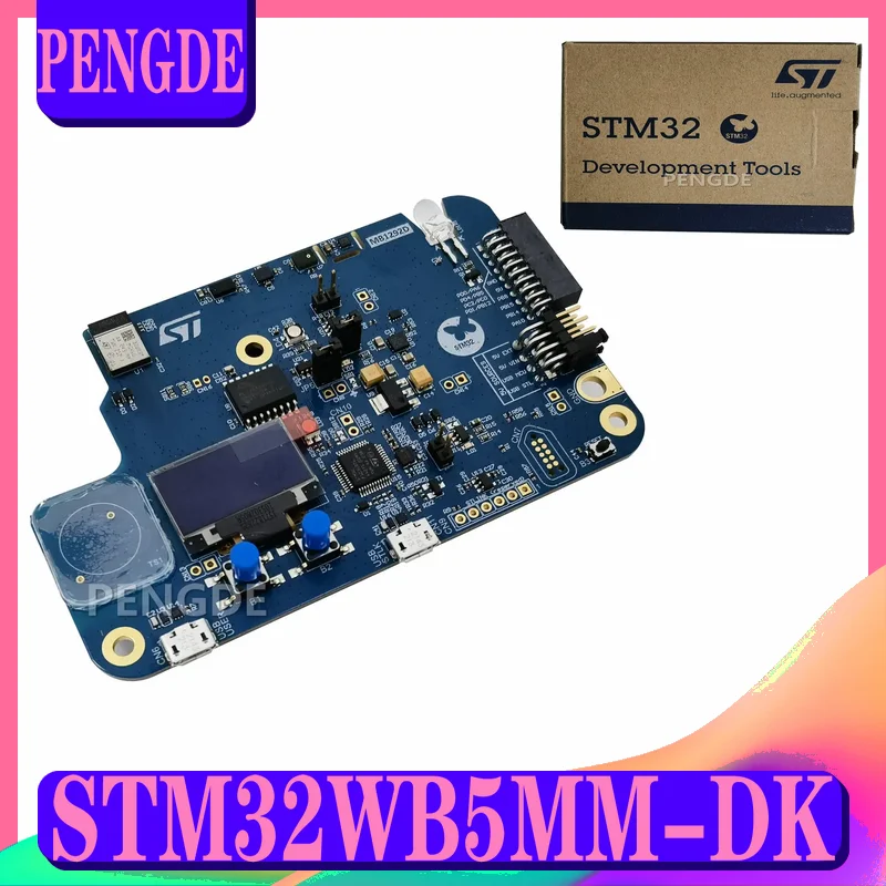 

STM32WB5MM-DK Discovery kit с модулем STM32WB5MMG MCU STM32, многопротокольный беспроводной радиоприемник с низким энергопотреблением, Bluetooth BLE