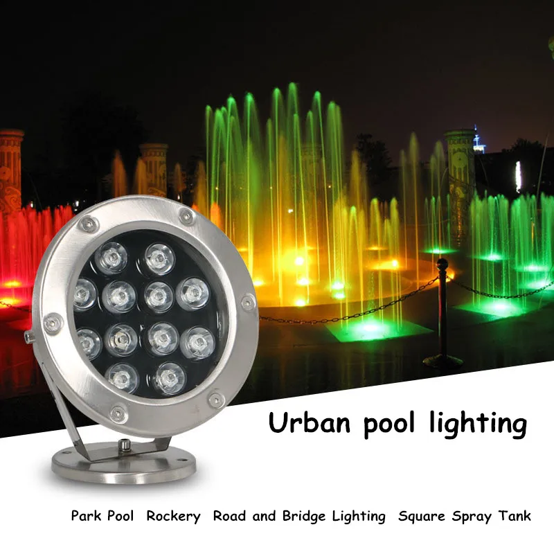 

Underwater Led Lamp Underwater Led Lighting Fountain Light Rgb Pool Projector Waterfall Pool Fountain Pond Lamps Submersible 3w