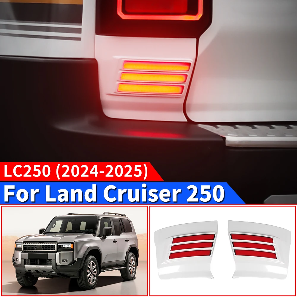 

Для Toyota Land Cruiser Prado LC250 250 2024 2025 черный корпус бампер свет водонепроницаемый указатель поворота внешняя модификация