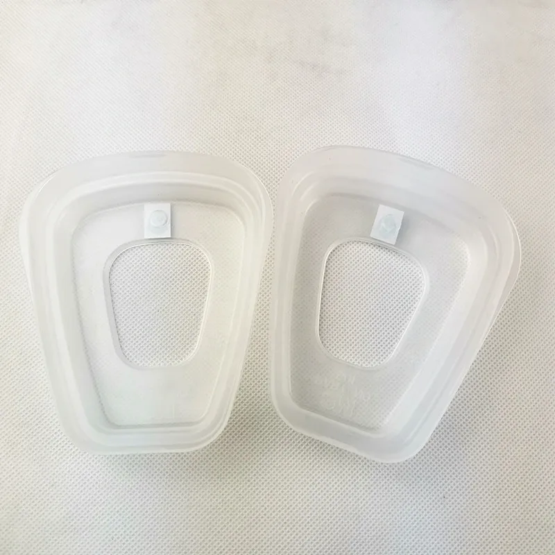 1 زوج = 2 قطعة 3M 501 مثبت الفلتر لـ 5N11 واستخدام قناع الغاز 3M 7502 6200 6800