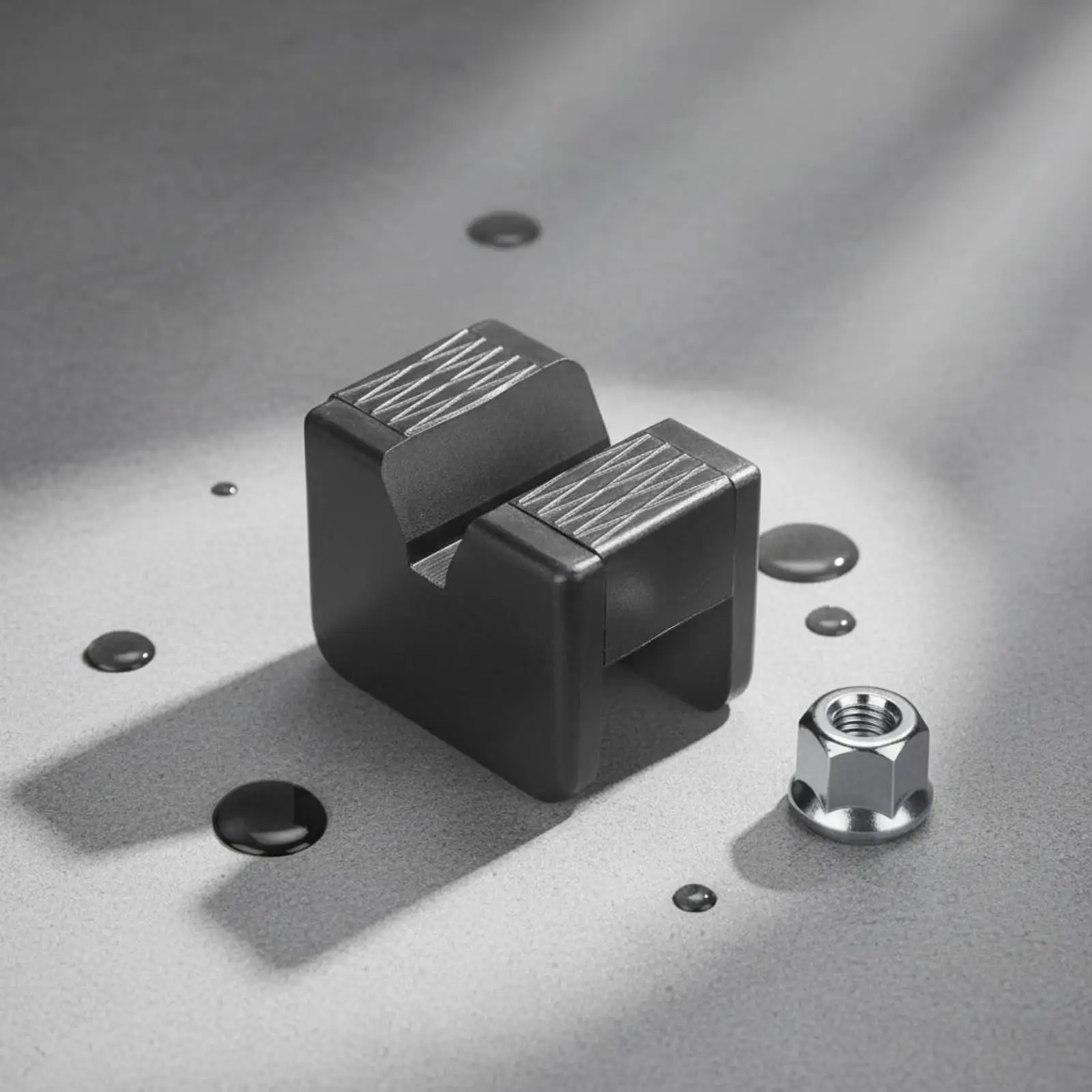 Vehicle Support Pad Premium Rubber Lift Point Pad Slotted Rail Adapter Non Slip Jack Block for Car Maintenance and Safety