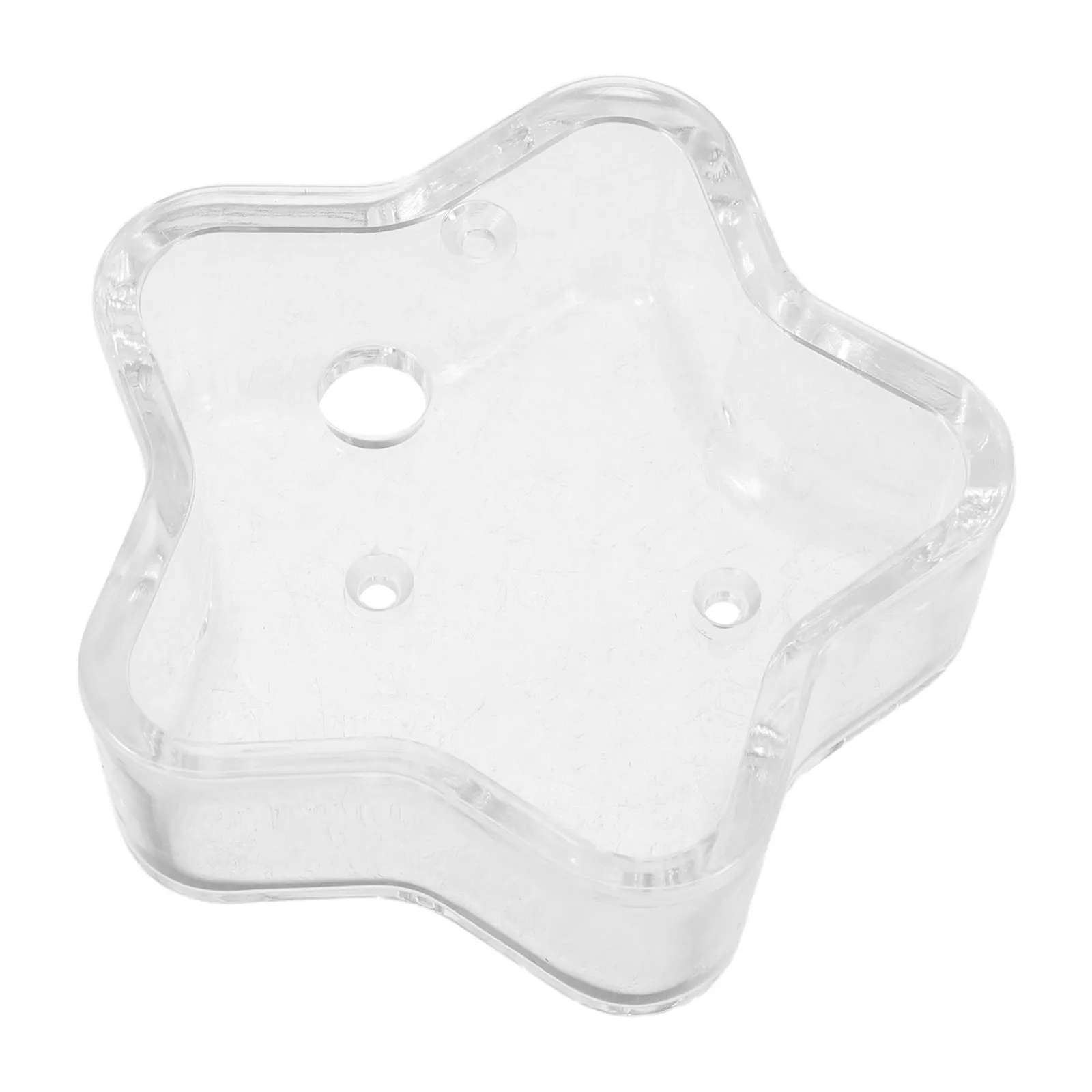 Music Box Replacement Shell Transparent Acrylic Five Pointed Star Cover DIY Accessory for Mechanism Repair DIY Box Accessories